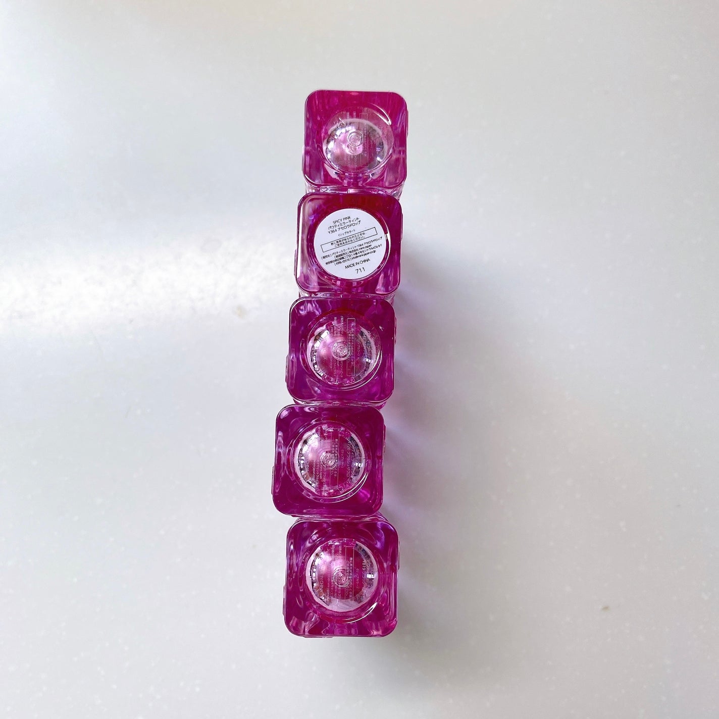 SPICY PINK パウティミラーティント/Uhue/リップティントを使ったクチコミ(4枚目)