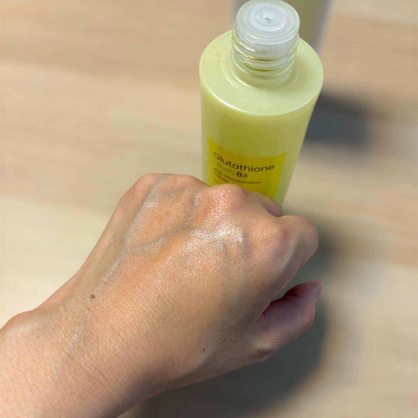 グルタチオンショットB3クリアトーントナー/It's skin/化粧水を使ったクチコミ(3枚目)