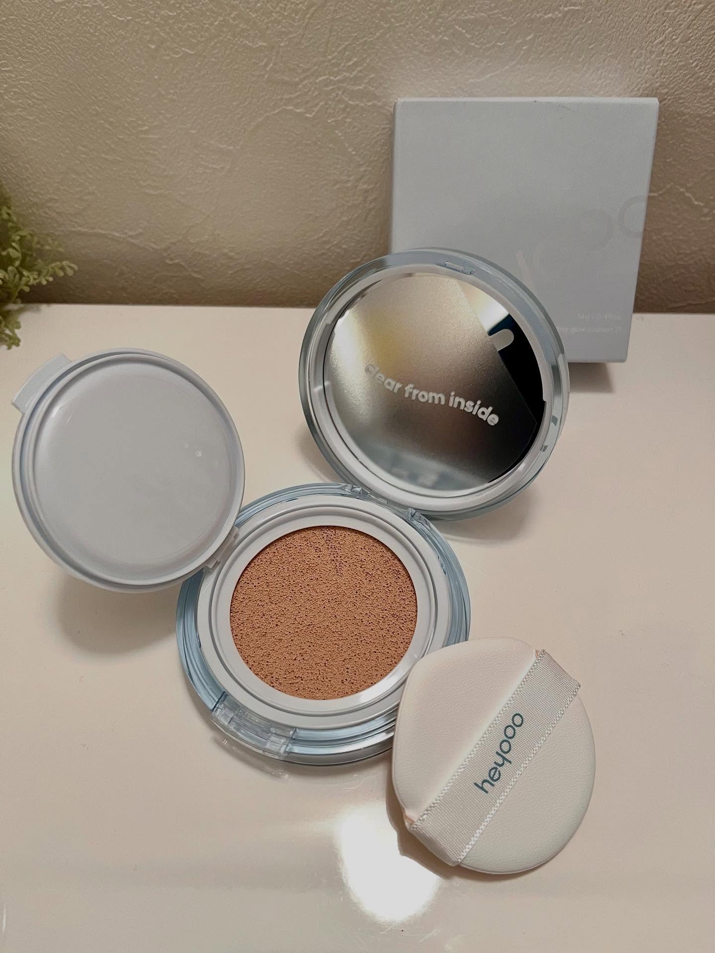 healty glow cushion /heyooo/クッションファンデーションを使ったクチコミ（2枚目）