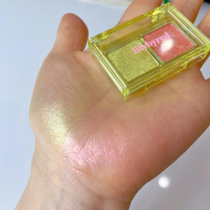 Little Bitty Moment Shadow/lilybyred/アイシャドウパレットを使ったクチコミ(4枚目)