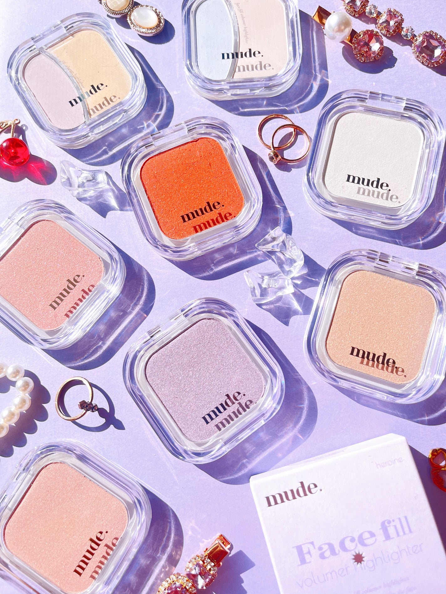 フェイスフィルボリューマーハイライター/mude/パウダーハイライトを使ったクチコミ(1枚目)