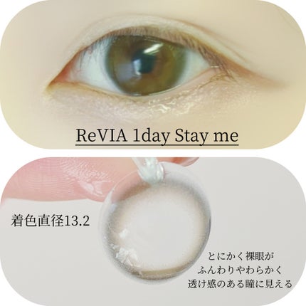 ReVIA 1day/ReVIA/ワンデー(1DAY)カラコンを使ったクチコミ(2枚目)