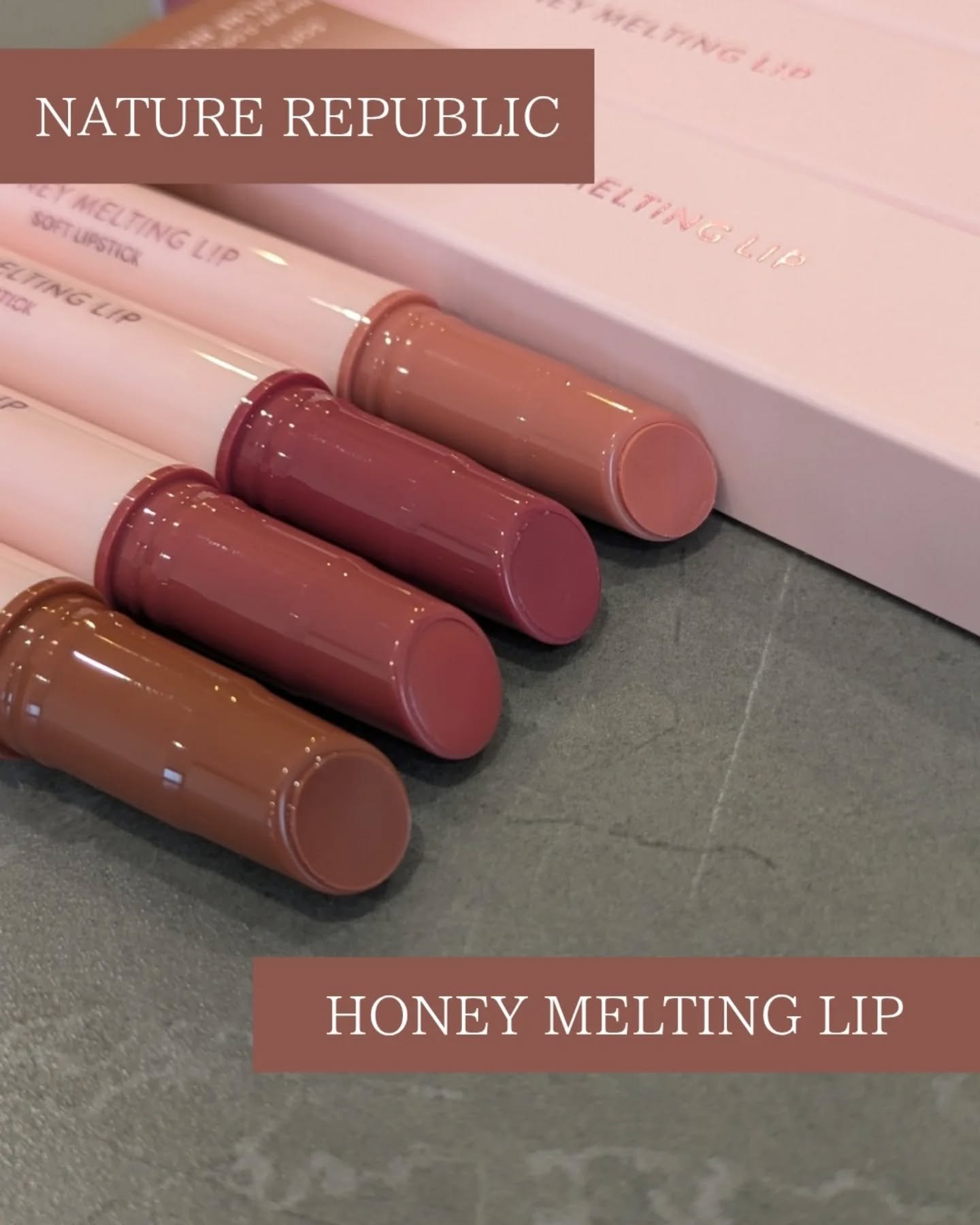 ハニーメルティングリップ/ネイチャーリパブリック/口紅を使ったクチコミ（1枚目）