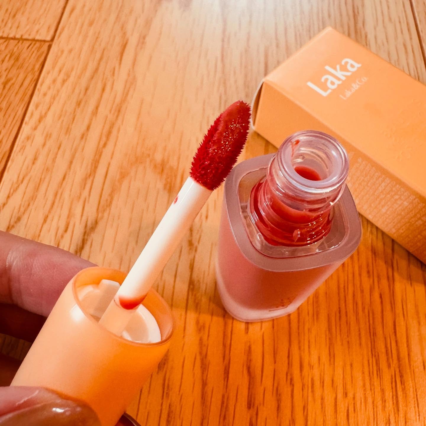 フルーティーグラムティント/Laka/リップティントを使ったクチコミ（3枚目）