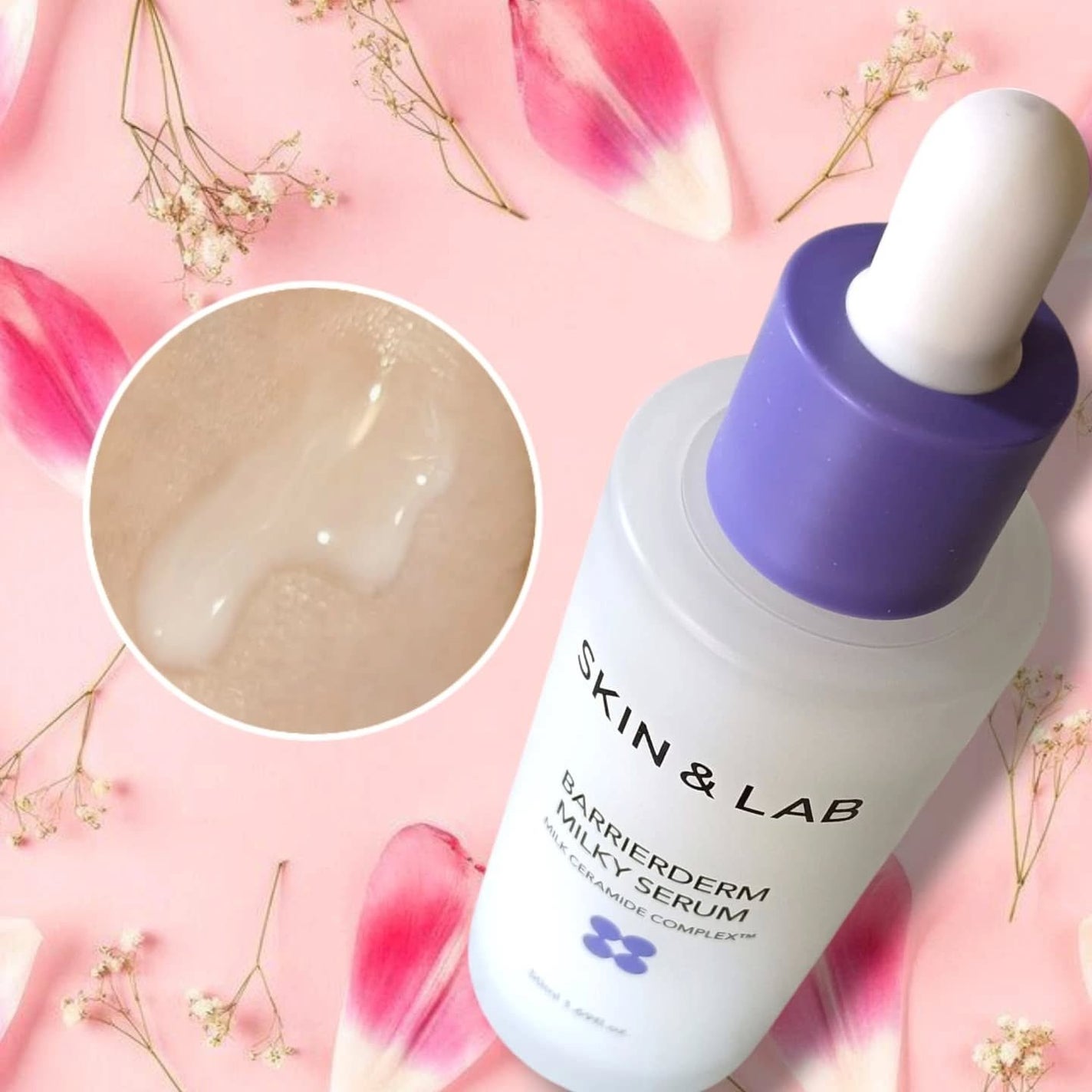 バリアダームミルキーセラム/SKIN&LAB/美容液を使ったクチコミ(2枚目)