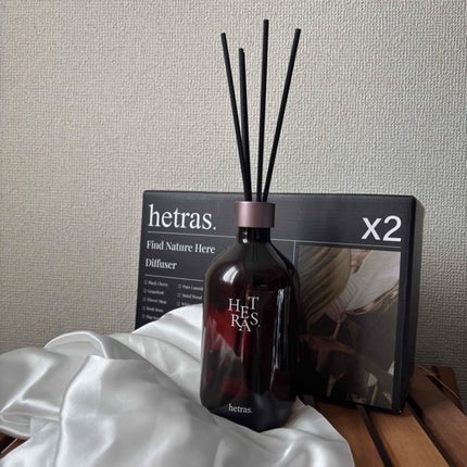 プレミアムディフューザー/hetras/ルームフレグランスを使ったクチコミ(1枚目)