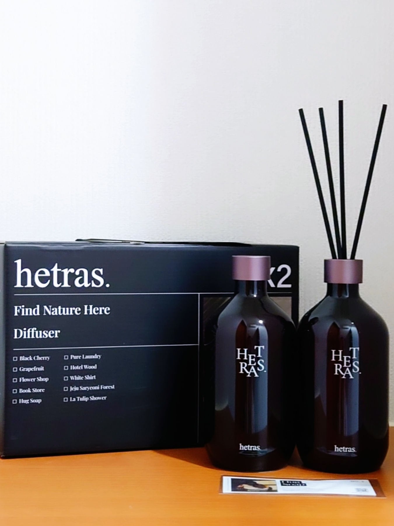 プレミアムディフューザー/hetras/ルームフレグランスを使ったクチコミ(1枚目)