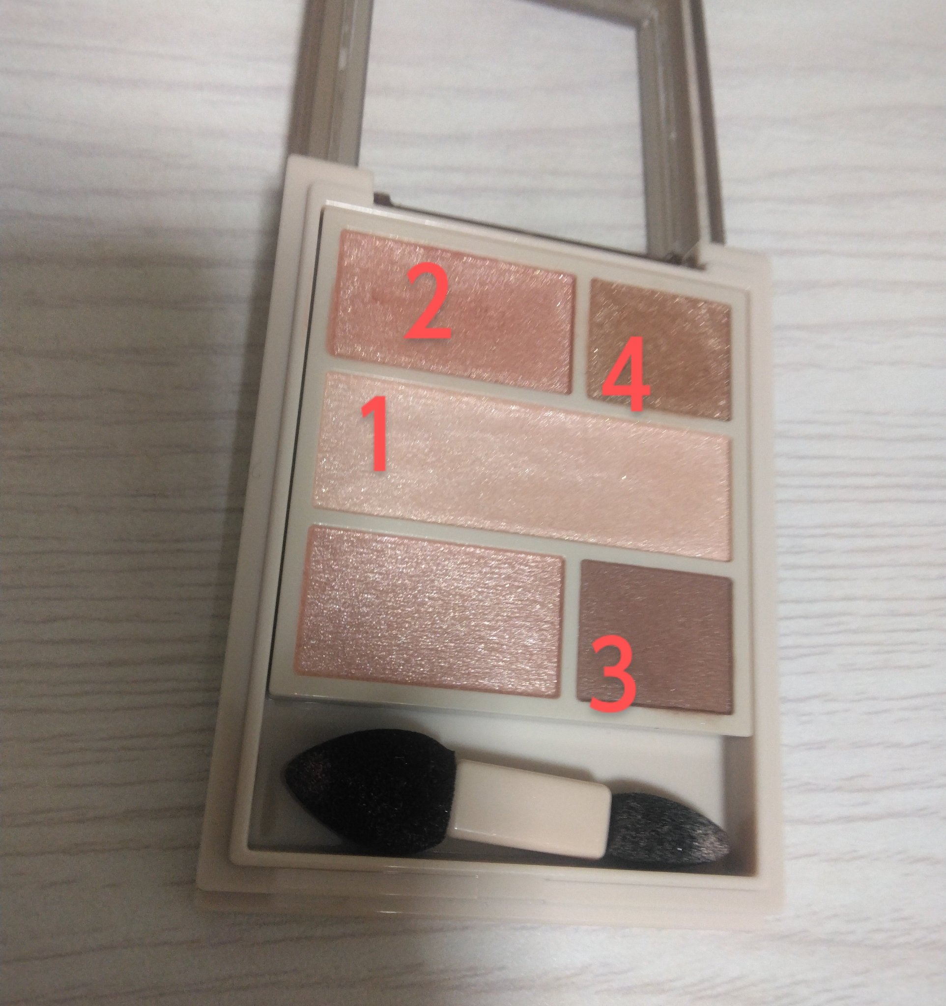 ダブル ムード アイズ/Visée/アイシャドウパレットを使ったクチコミ（3枚目）