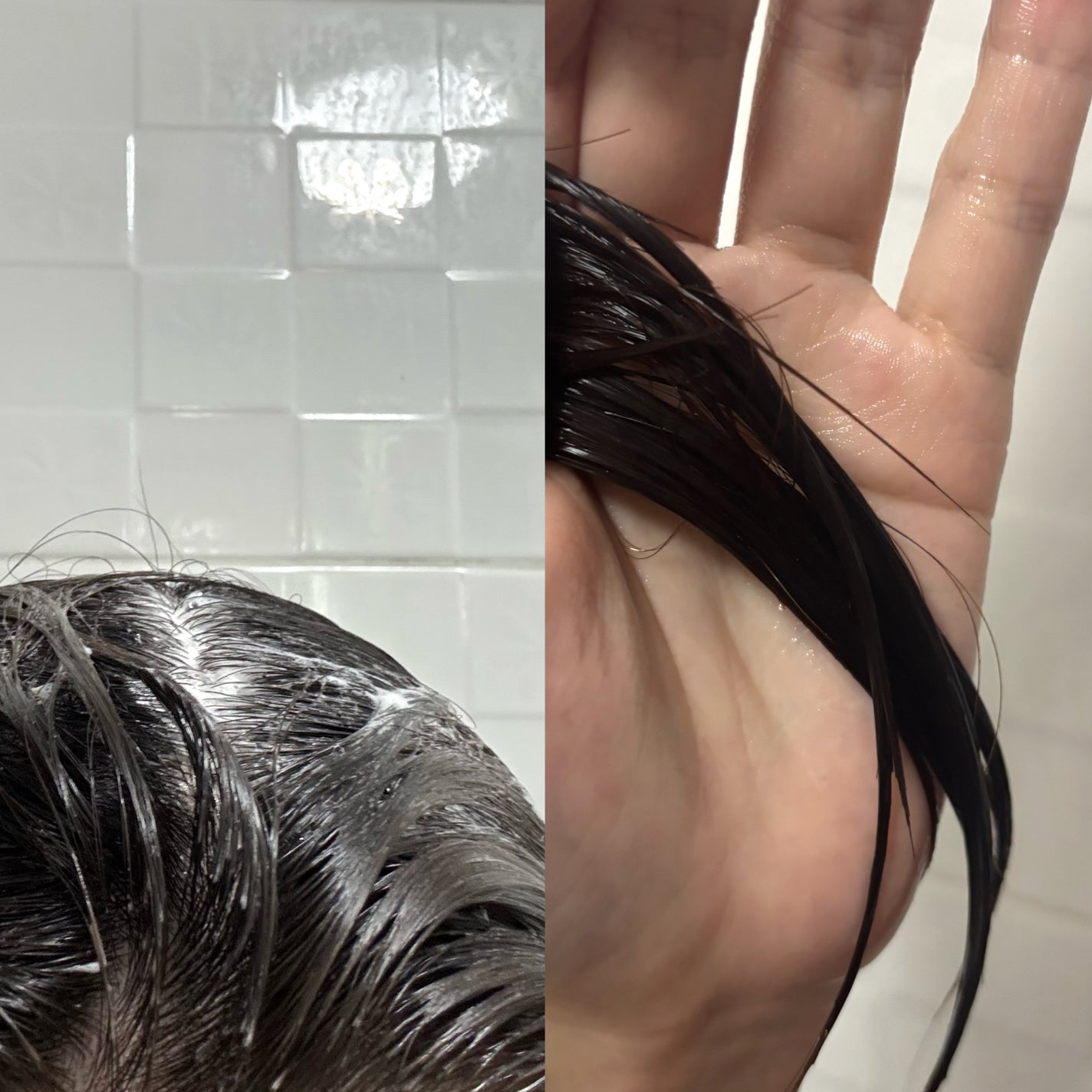 ナイトコラーゲンシャンプーミッドナイトフォレスト/treecell/市販シャンプーを使ったクチコミ(3枚目)