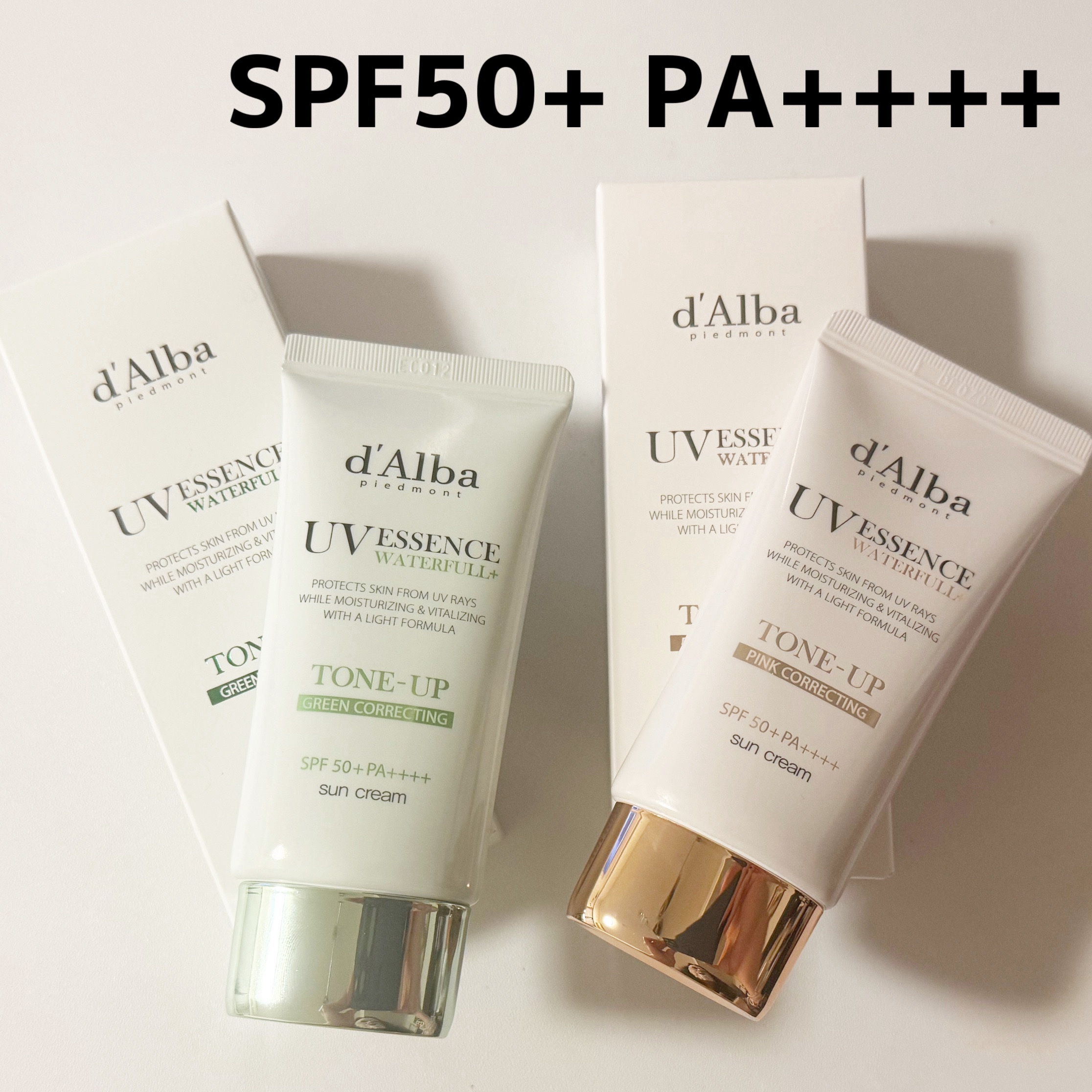 クリーンティーツリーリポソームトーンアップサンクリーム（グリーン）/ダルバ/日焼け止めクリームを使ったクチコミ（2枚目）