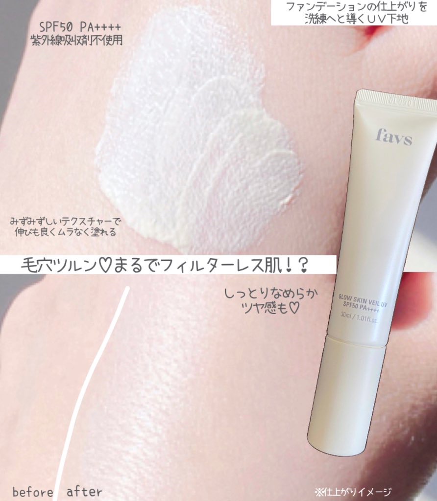 グロウスキンヴェール UV/favs/日焼け止めローションを使ったクチコミ（2枚目）