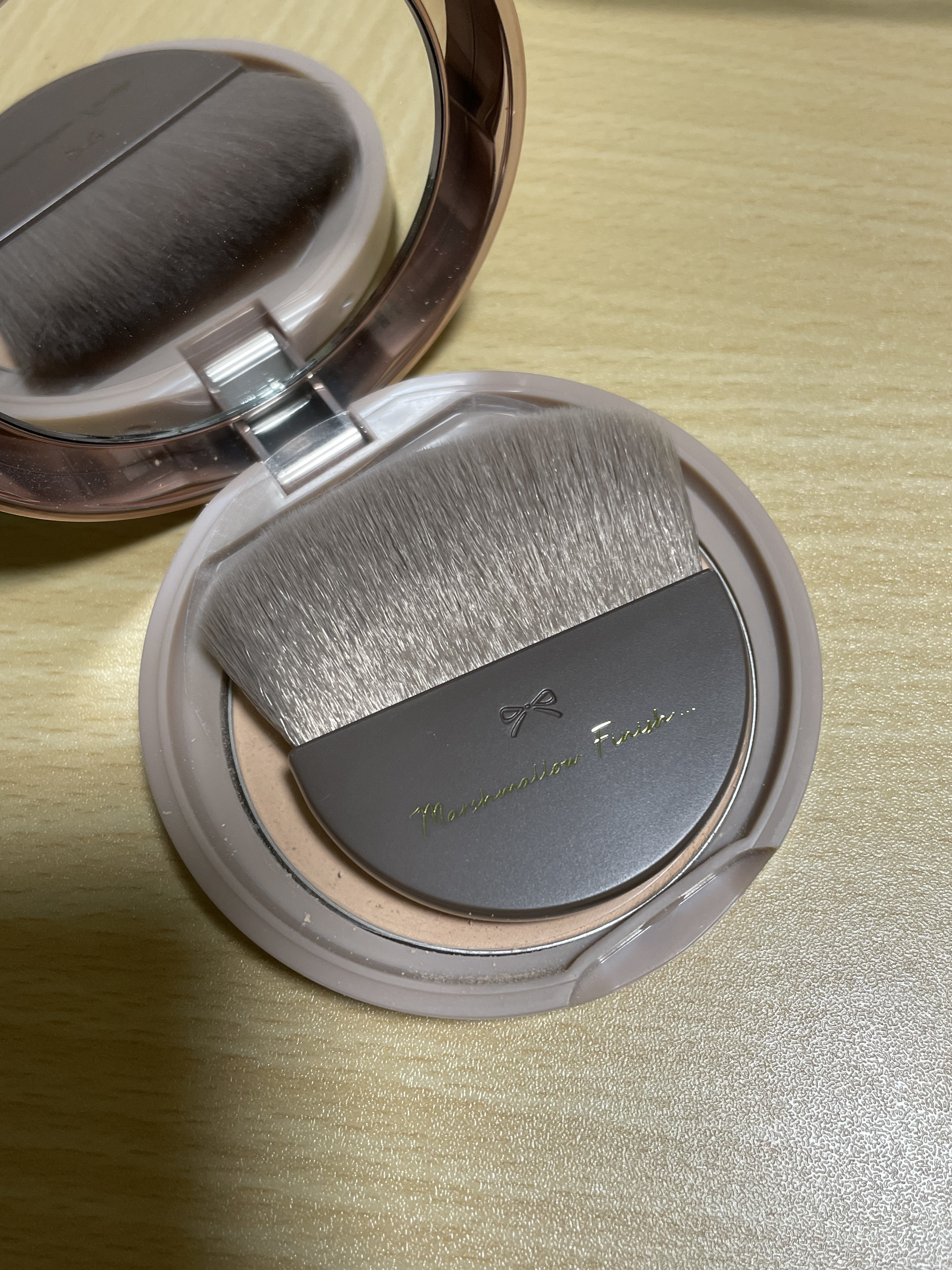 マシュマロフィニッシュパウダーブラシ/キャンメイク/メイクブラシを使ったクチコミ（2枚目）