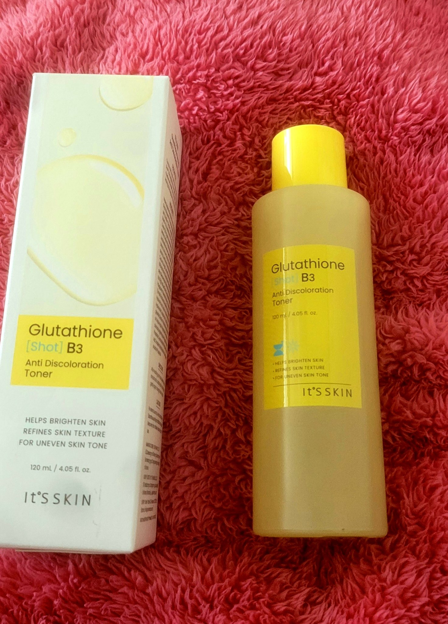 グルタチオンショットB3クリアトーントナー/It's skin/化粧水を使ったクチコミ（1枚目）
