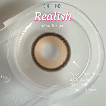Real Ring 1day/OLENS/ワンデー(1DAY)カラコンを使ったクチコミ(5枚目)
