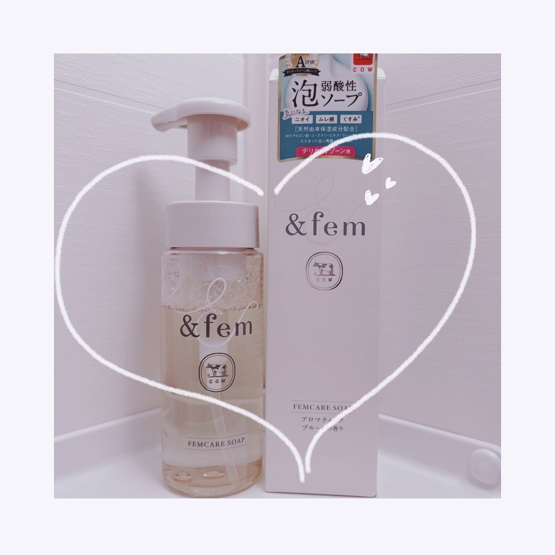 アンドフェム フェムケア泡ソープ/&fem/デリケートゾーンケアを使ったクチコミ(1枚目)