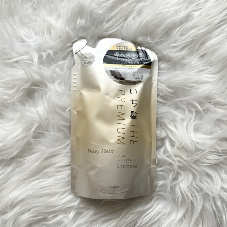 THE PREMIUM エクストラダメージケアシャンプー／トリートメント（シャイニーモイスト） シャンプー ポンプ 480ml/いち髪/市販シャンプーを使ったクチコミ（1枚目）
