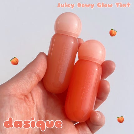 ジューシーデューイグロウティント/dasique/リップティントを使ったクチコミ(2枚目)