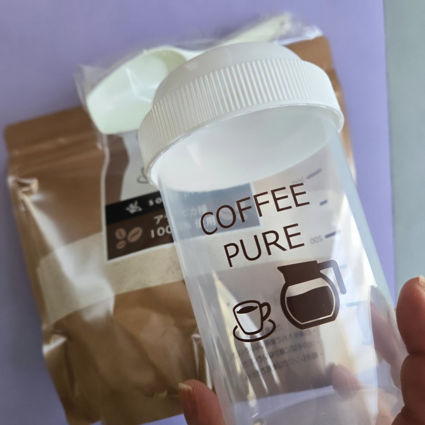 COFFEE PURE(ソイプロテイン)/ピュアパートナー/ソイプロテインを使ったクチコミ(2枚目)