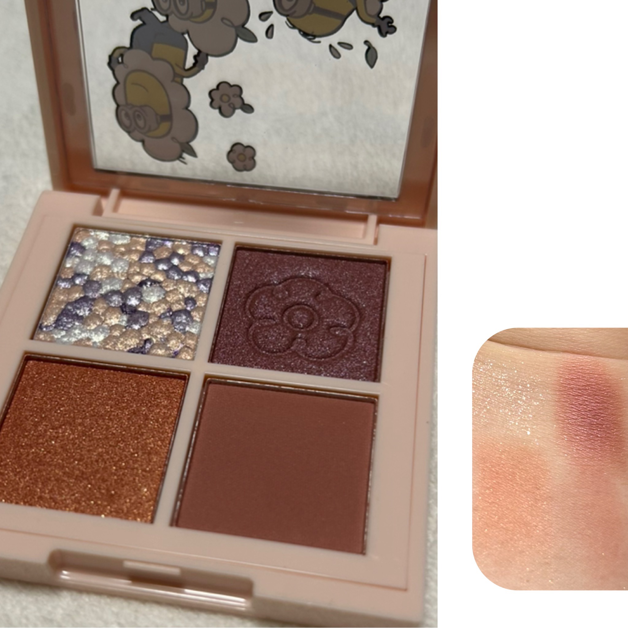 レブロン ダズル アイシャドウ クアッド/REVLON/アイシャドウパレットを使ったクチコミ（2枚目）