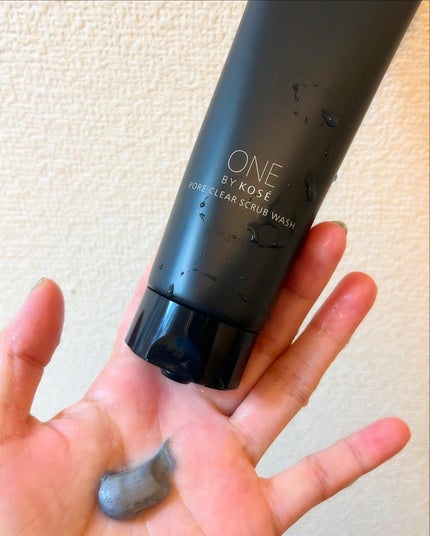 ポアクリア スクラブ ウォッシュ/ONE BY KOSE/洗顔フォームを使ったクチコミ(2枚目)