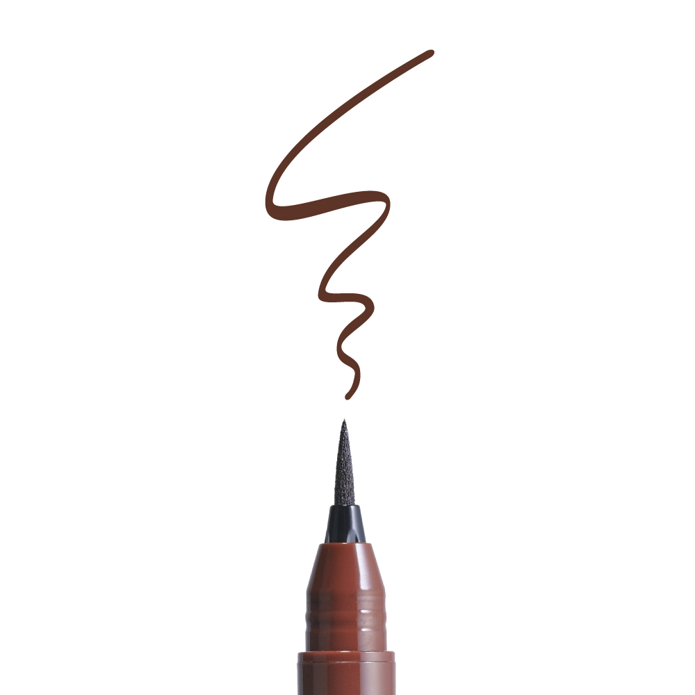 お化粧ふでぺん 目元用 フェルト筆 栗皮茶