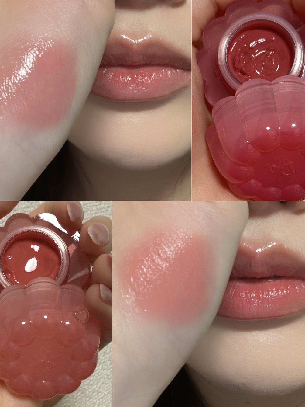 チューインググロウポット 07 グローイングロージー/dasique/口紅を使ったクチコミ（1枚目）