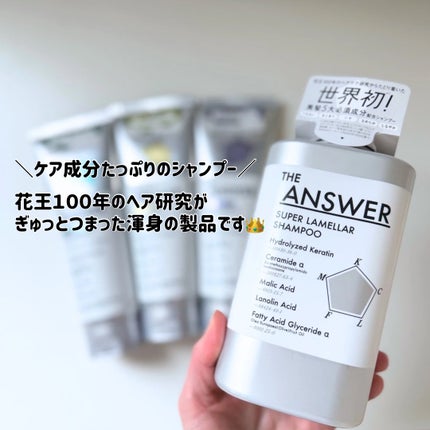 THE ANSWER EXグロストリートメント FOR HEAD DAMAGE/THE ANSWER/洗い流すヘアトリートメントを使ったクチコミ(2枚目)