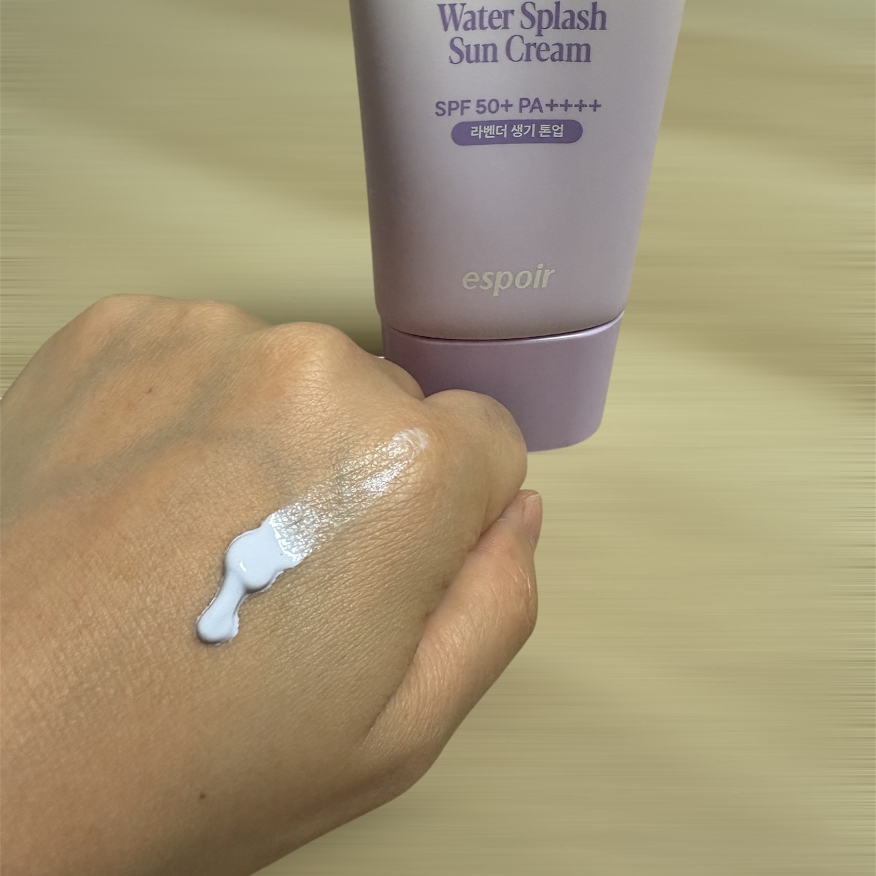 ウォータースプラッシュサンクリーム トーンアップラスティング/espoir/日焼け止めクリームを使ったクチコミ（2枚目）