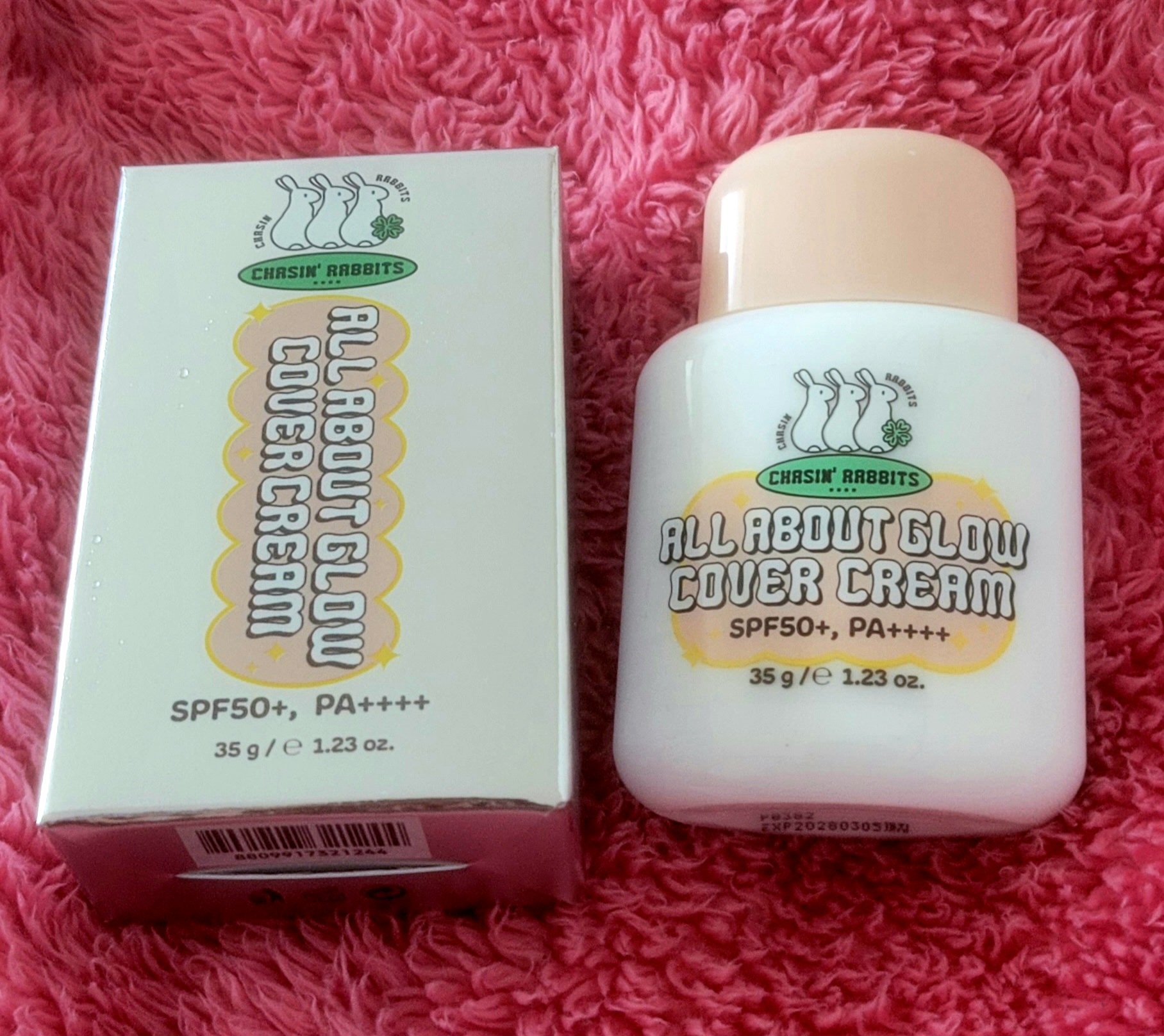 オールアバウトグロウカバークリーム/CHASIN'RABBITS/日焼け止めクリームを使ったクチコミ（1枚目）