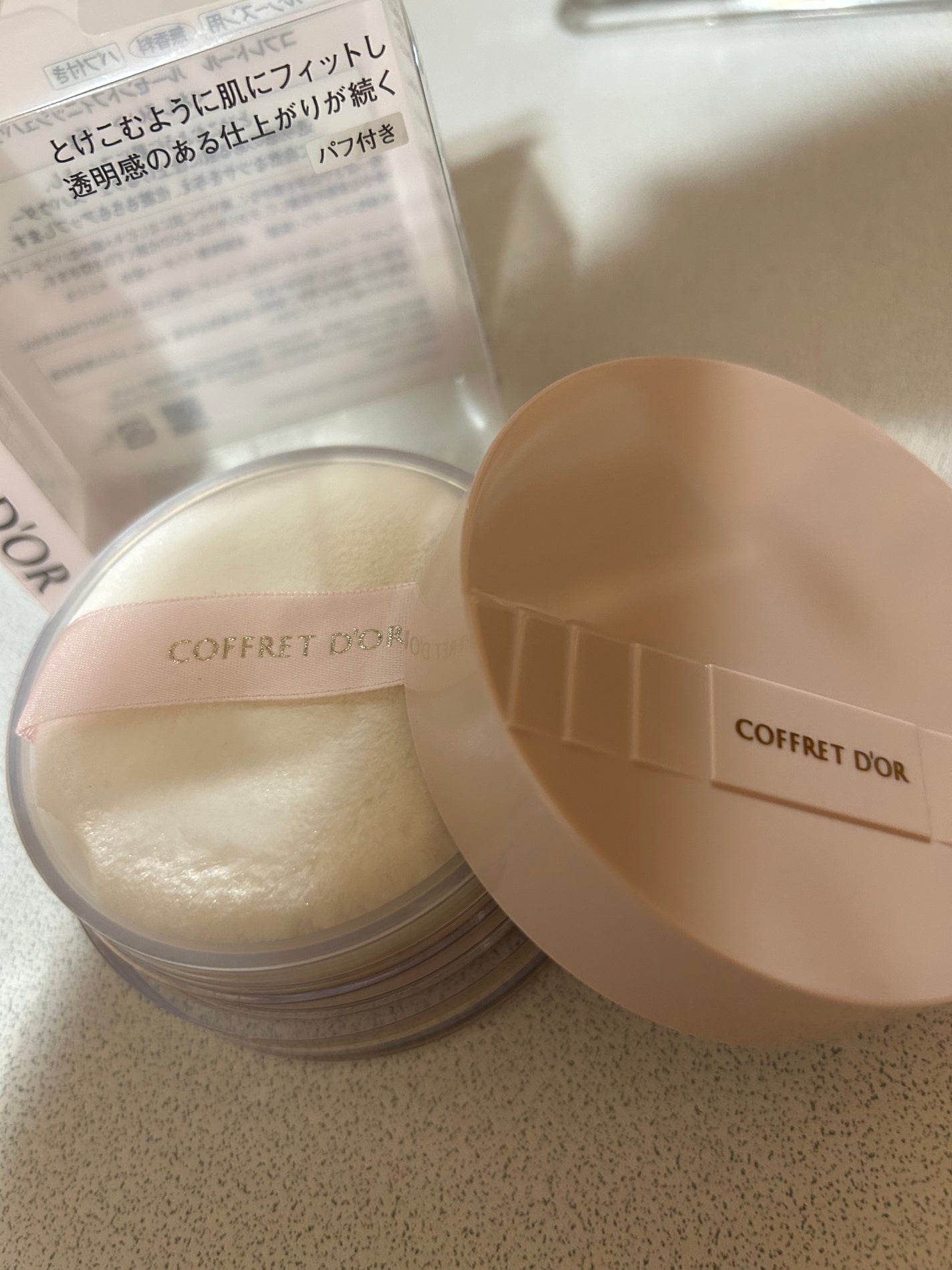 ルーセントフィニッシュパウダー ミニa/コフレドール/ルースパウダーを使ったクチコミ(1枚目)