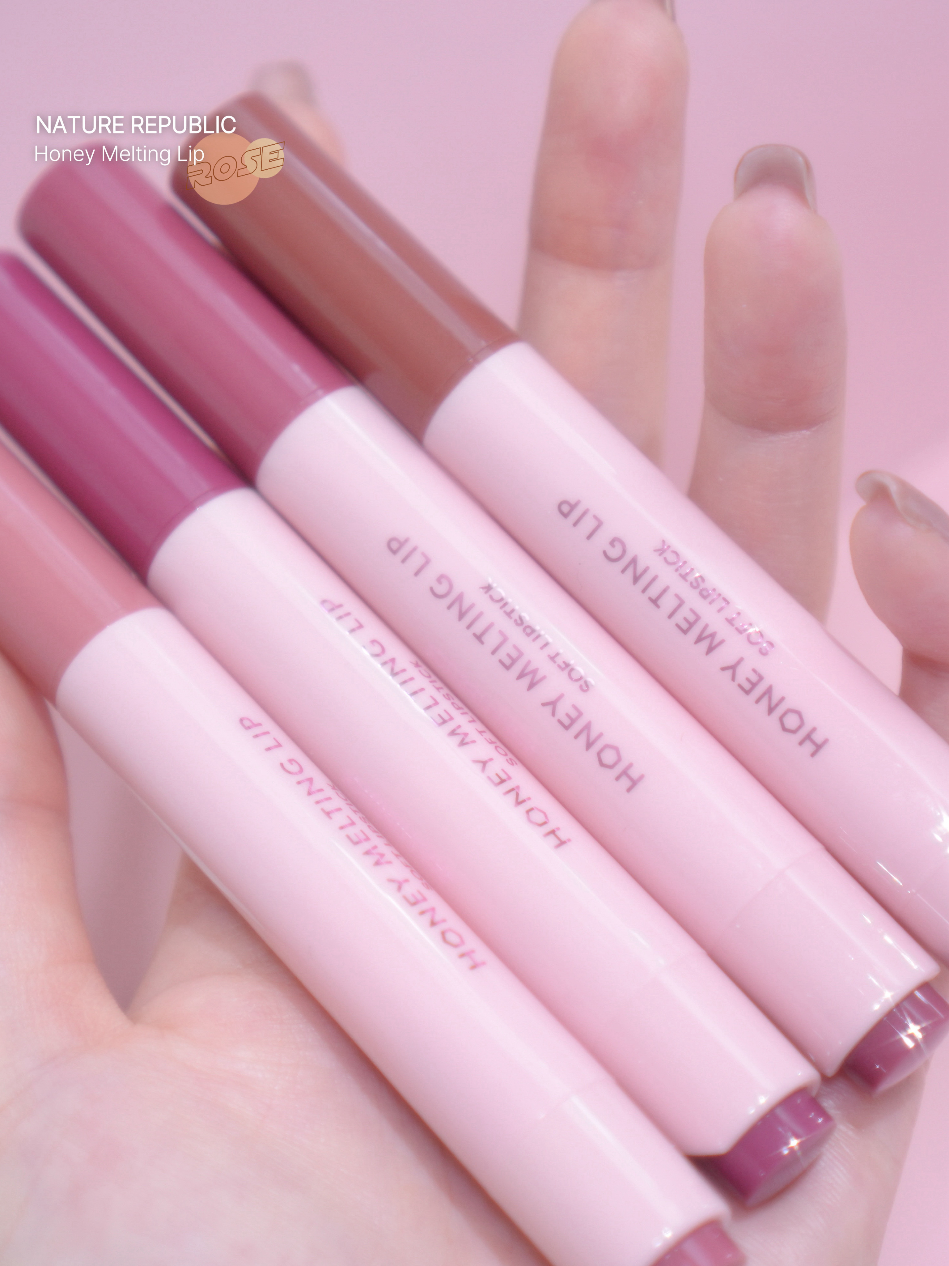 ハニーメルティングリップ/ネイチャーリパブリック/口紅を使ったクチコミ（2枚目）
