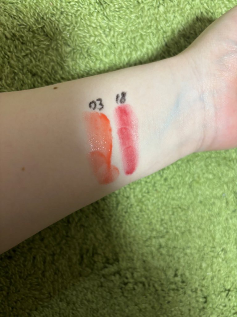 チューインググロウポット/dasique/口紅を使ったクチコミ（2枚目）