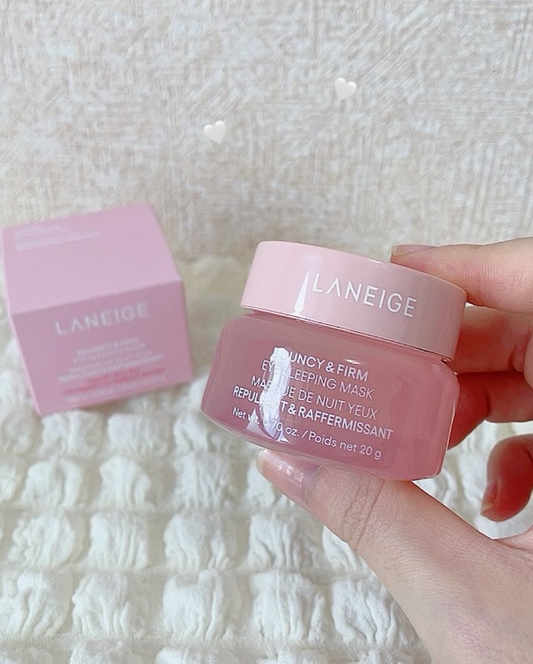 バウンシーアイスリーピングマスク/LANEIGE/アイケア・アイクリームを使ったクチコミ（1枚目）