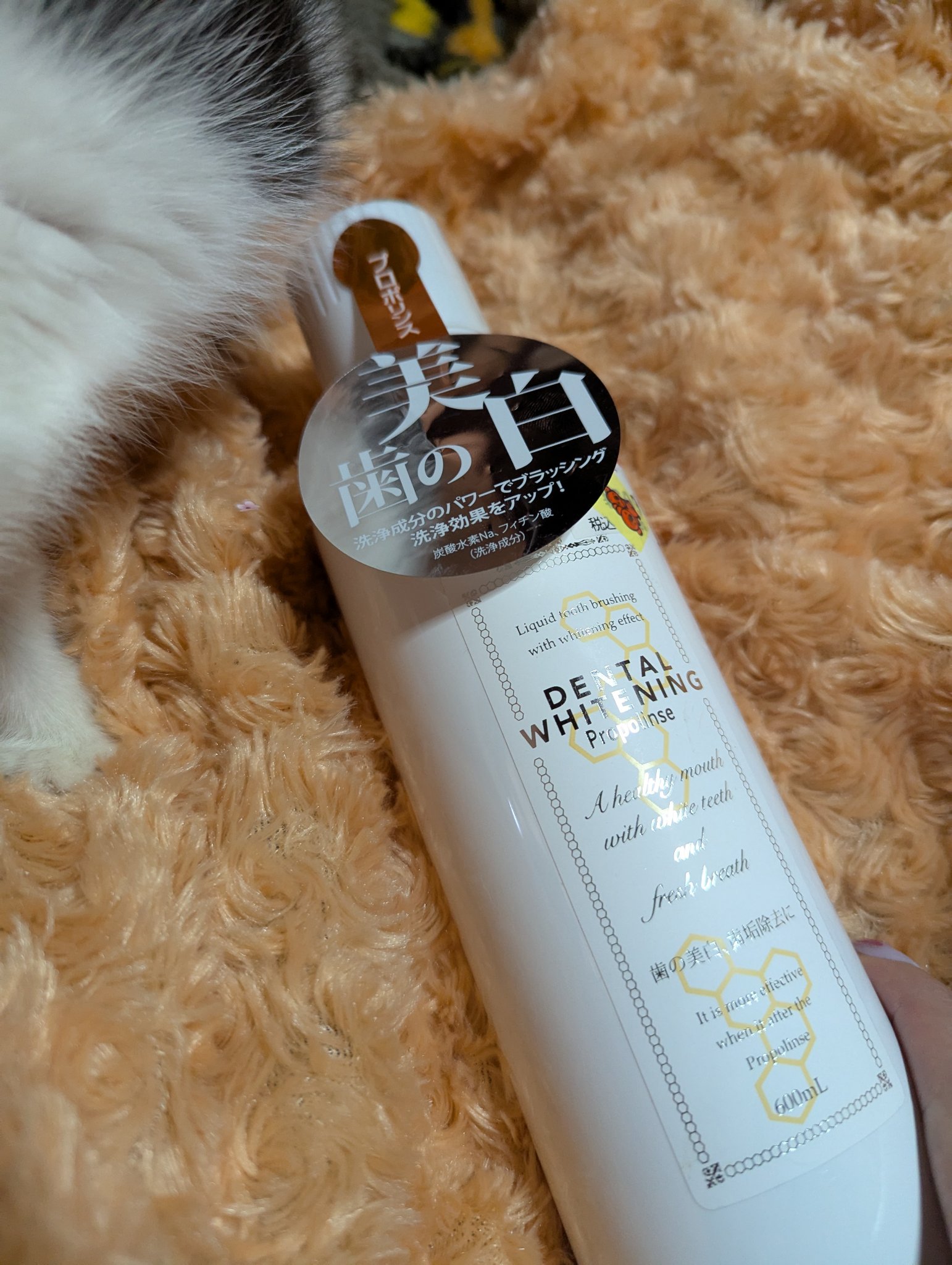 デンタルホワイトニング 600ml/プロポリンス/マウスウォッシュ・スプレーを使ったクチコミ（1枚目）