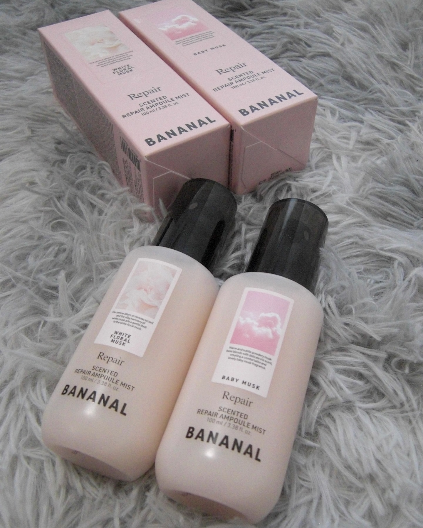 センティッドリペアアンプルミストホワイトフローラルムスク/BANANAL/ヘアミストを使ったクチコミ（1枚目）