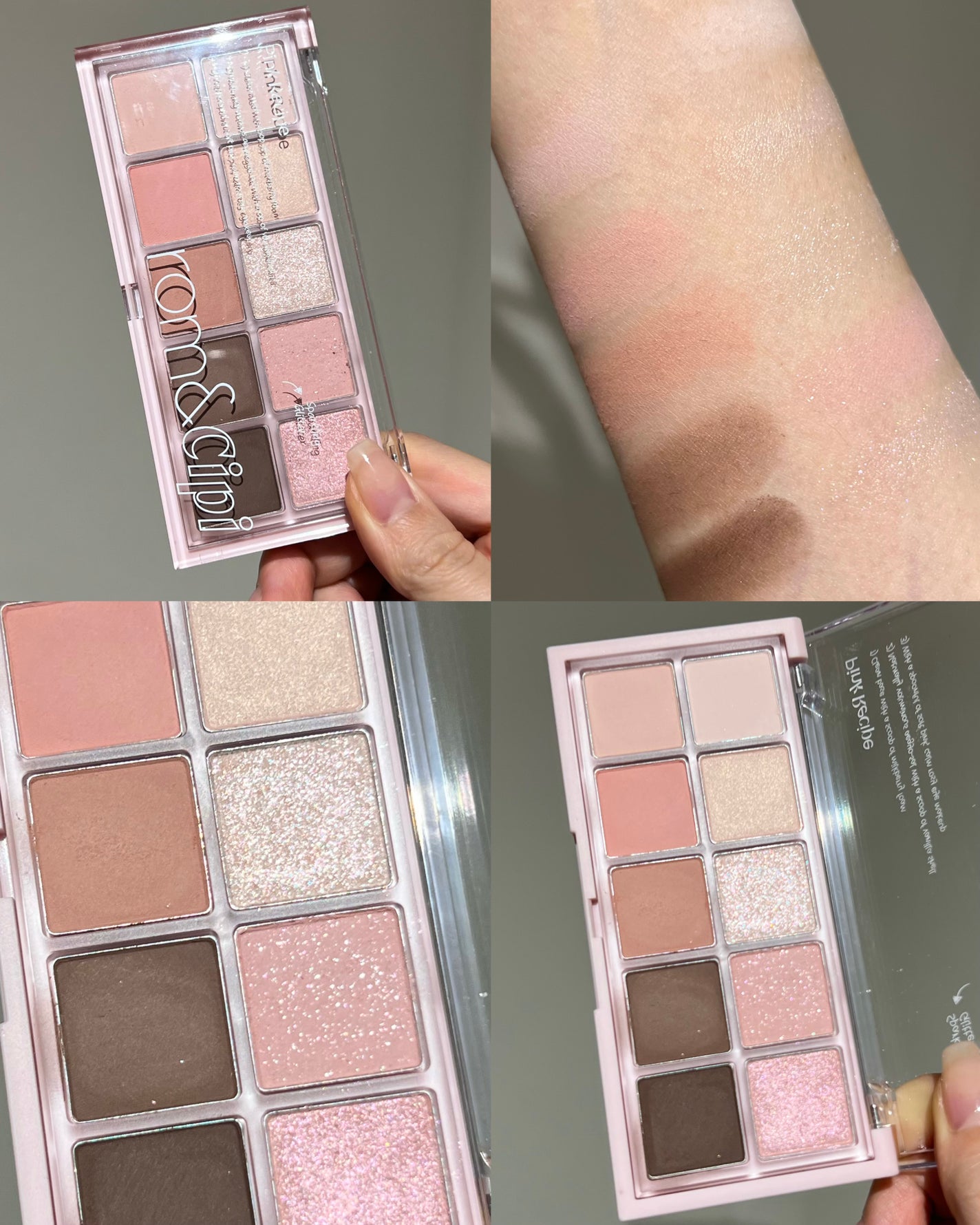 ロムシピ レシピパレット/rom&Cipi/アイシャドウパレットを使ったクチコミ(5枚目)