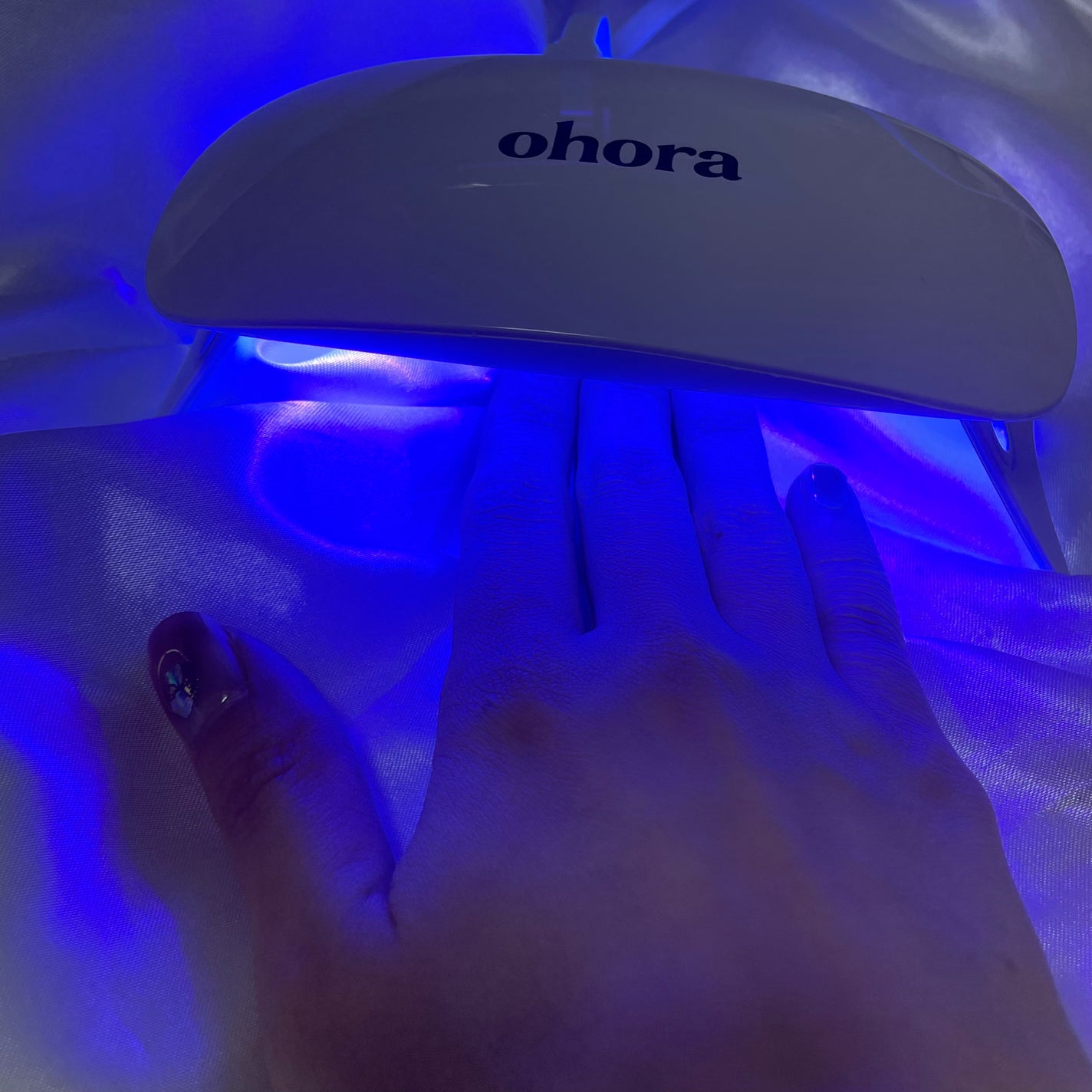 セミキュアジェルネイル(ハンド)/ohora/ネイルシールを使ったクチコミ(4枚目)