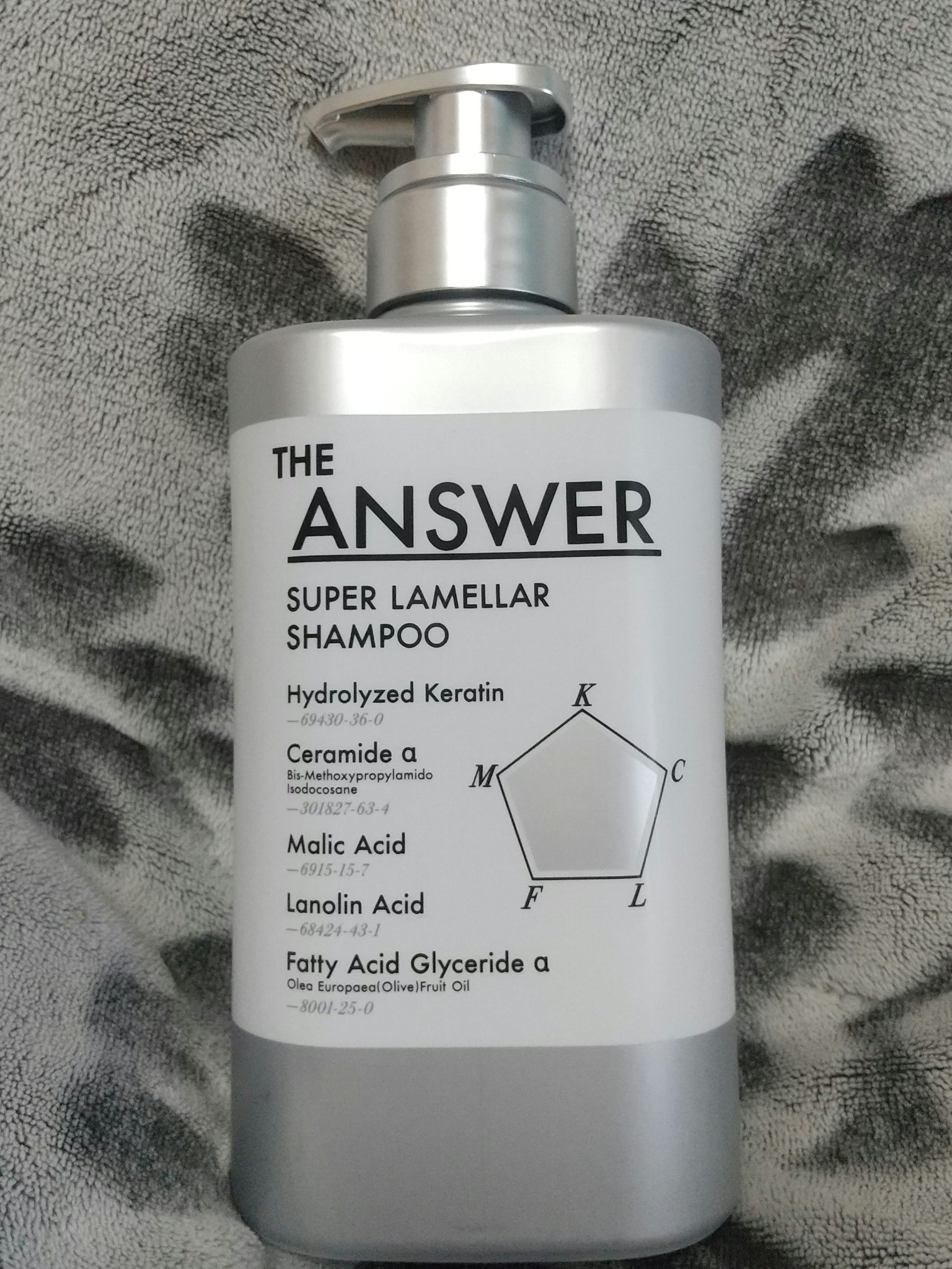 THE ANSWER スーパーラメラシャンプー ポンプ 400ml/THE ANSWER/市販シャンプーを使ったクチコミ（1枚目）
