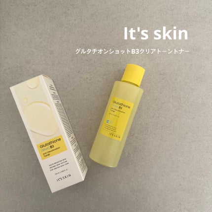 グルタチオンショットB3クリアトーントナー/It's skin/化粧水を使ったクチコミ(1枚目)