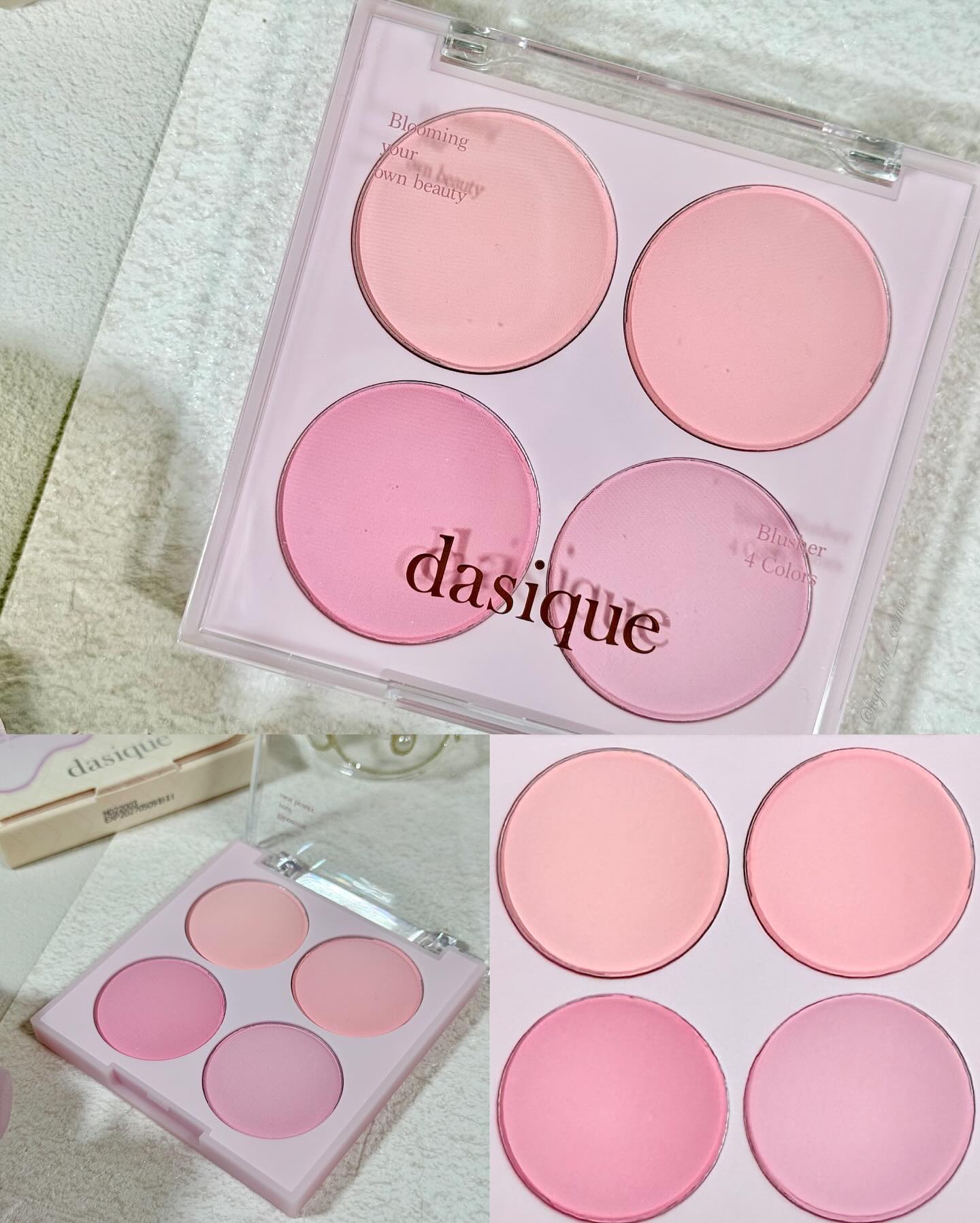 ブレンディングムードチーク/dasique/パウダーチークを使ったクチコミ（3枚目）