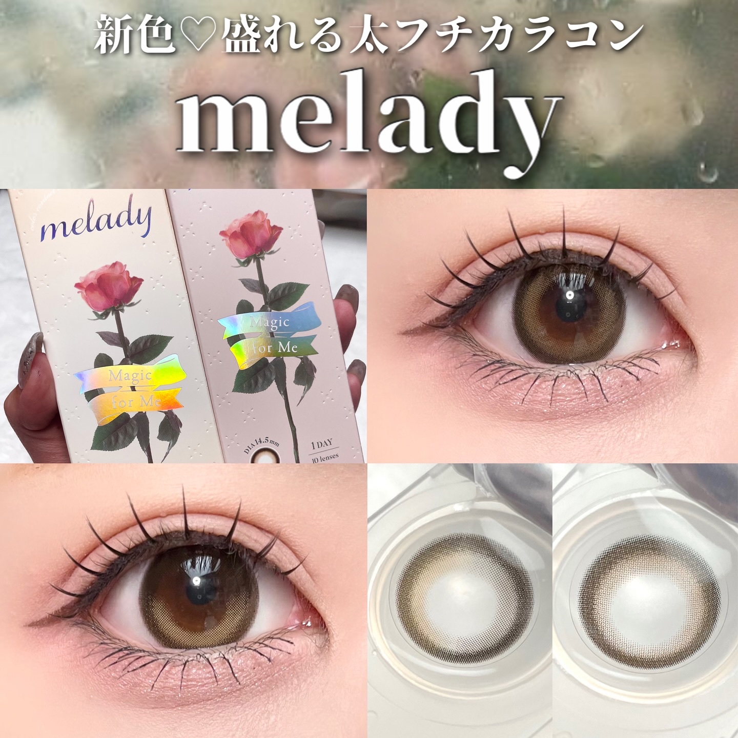 melady 1day プリンセスショコラ/melady/ワンデー（１DAY）カラコンを使ったクチコミ（1枚目）
