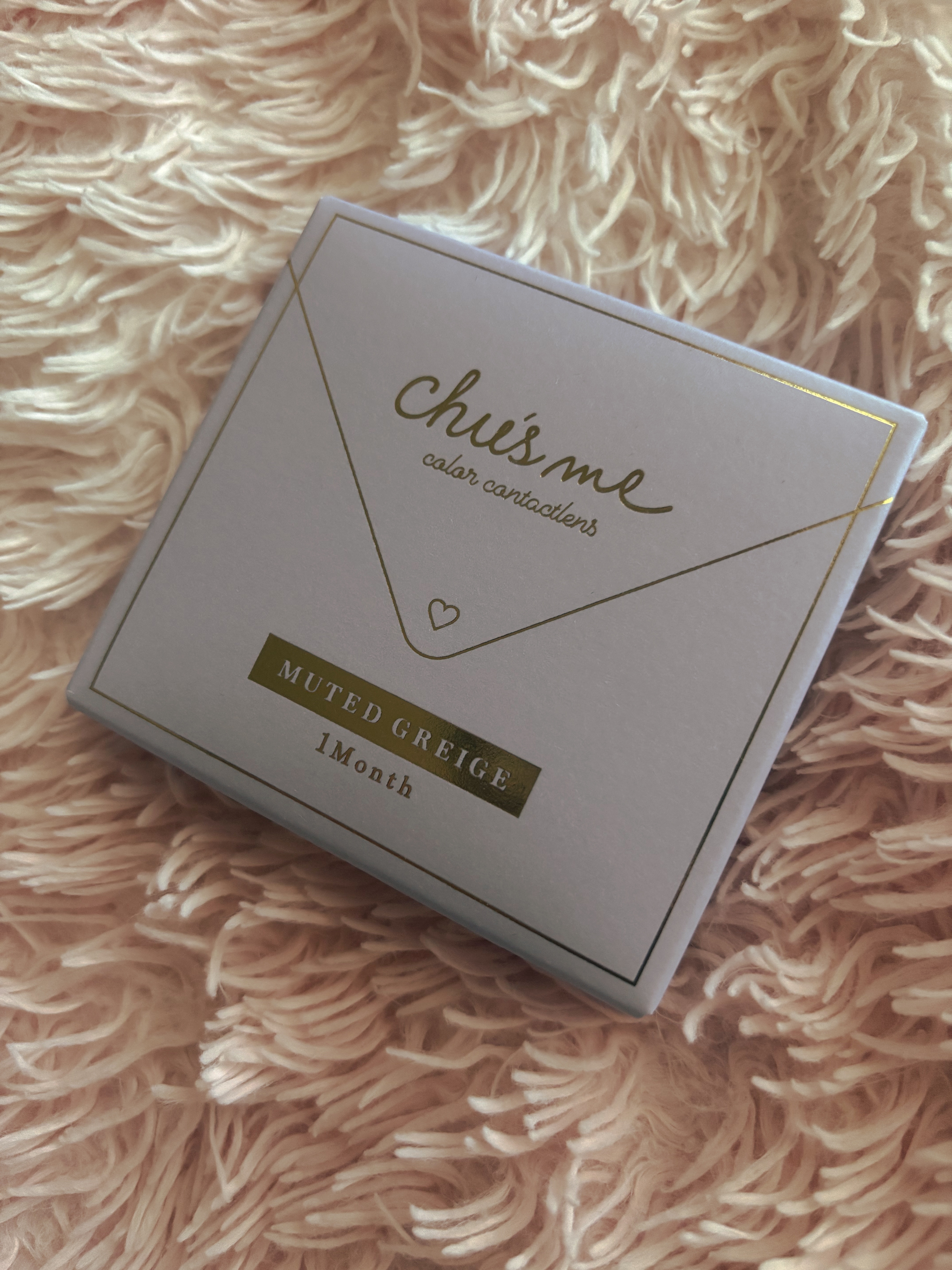 Chu's me monthly ミューテッドグレージュ/Chu's me/１ヶ月（１MONTH）カラコンを使ったクチコミ（1枚目）