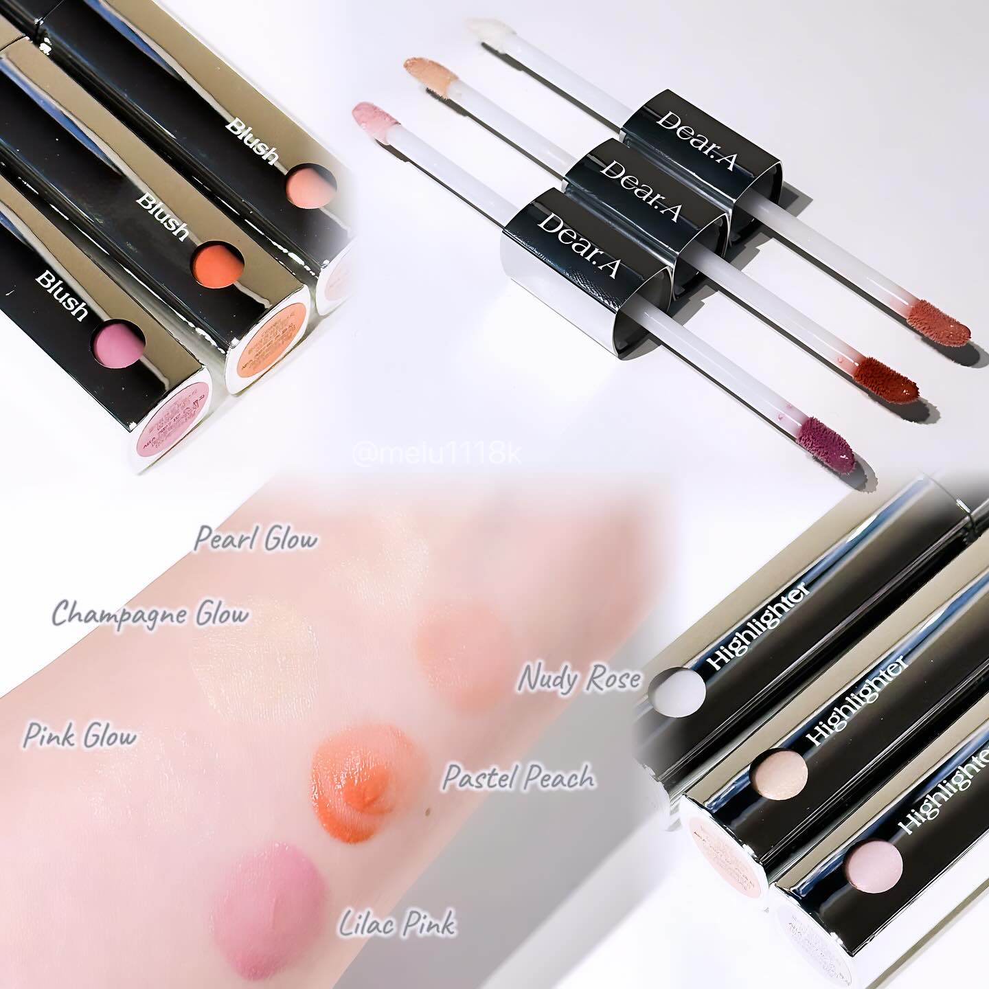 Dear.A ブラッシュ＆ビームデュアルスティックのクチコミ「Dear.A ⋈ *。
Blush and Beam Dual Stick
𓐄 𓐄 𓐄 

0.....」（2枚目）