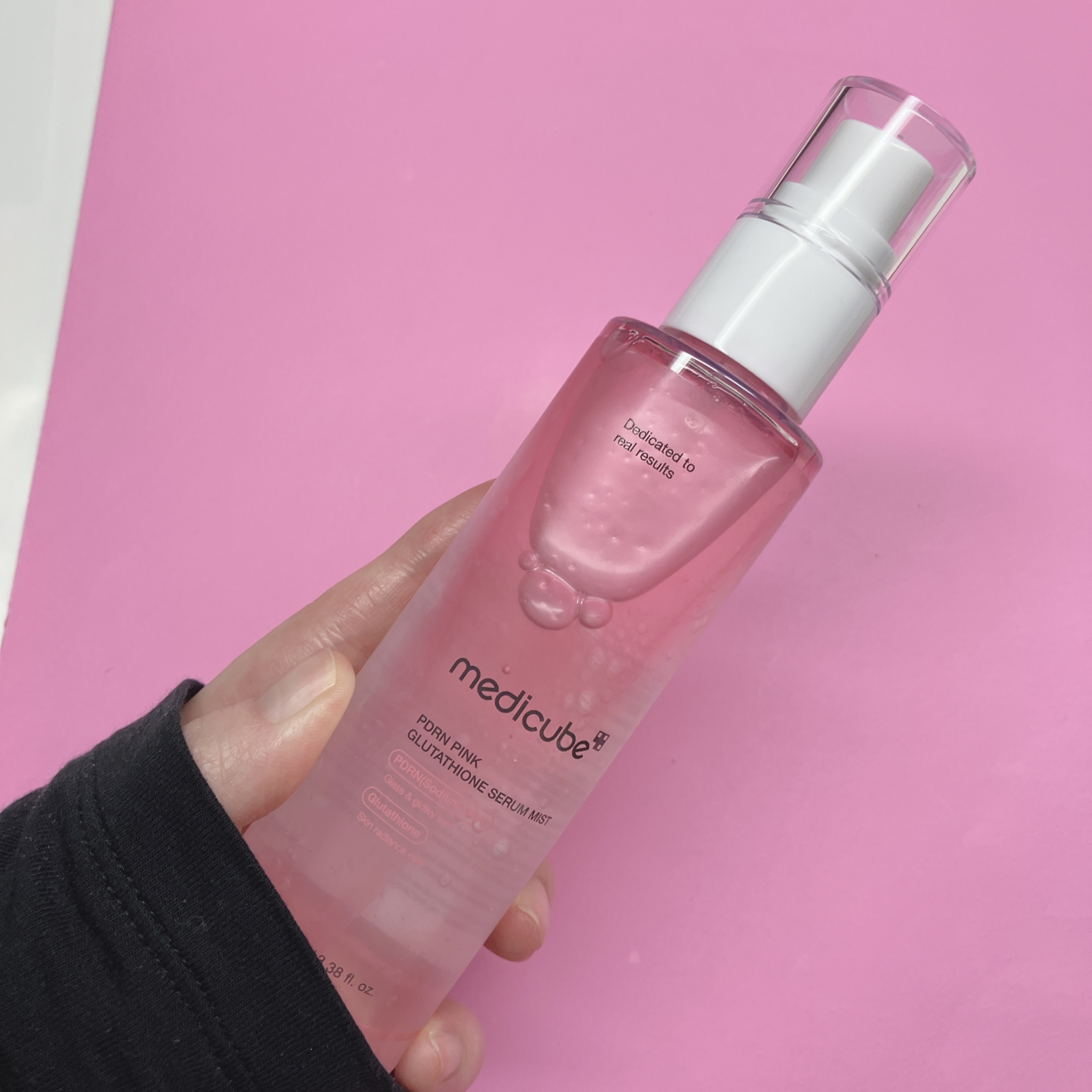 PDRNピンクセラムミスト/MEDICUBE/美容液を使ったクチコミ（2枚目）
