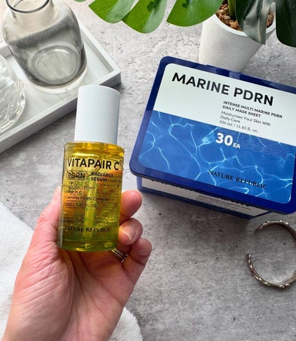 マリンPDRNデイリーシートマスク/ネイチャーリパブリック/シートマスク・パックを使ったクチコミ(4枚目)