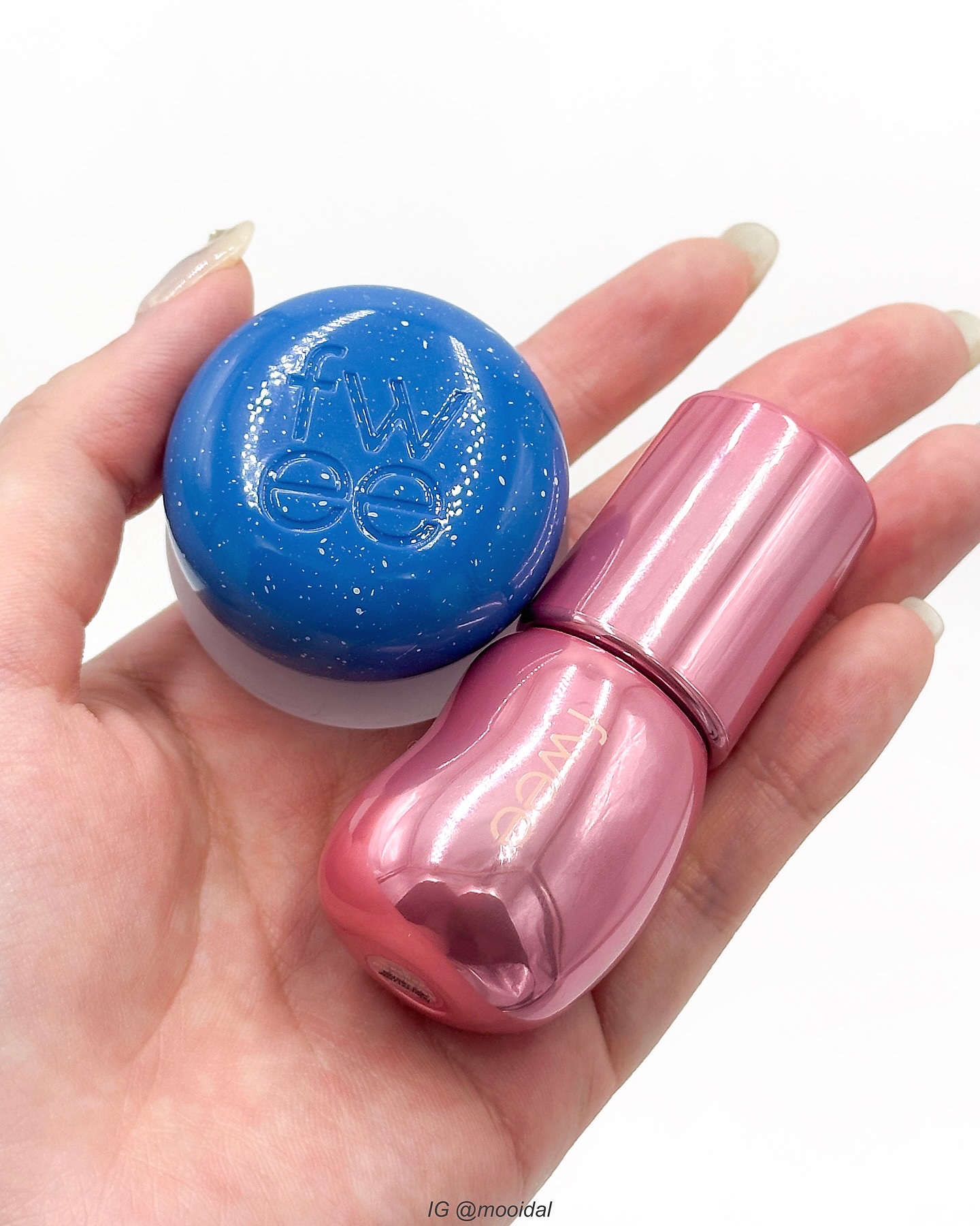 リップアンドチーク ブラーリープリンポット BS04 ブリーズ/fwee/口紅を使ったクチコミ（3枚目）