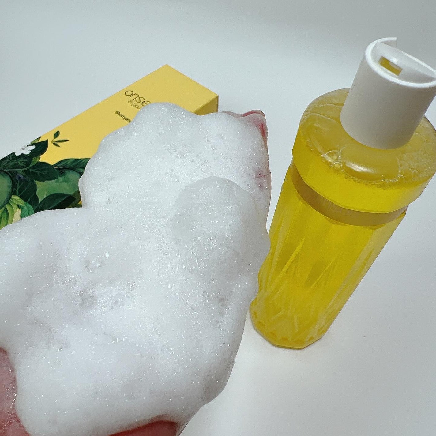 モイスチャーシャンプー/モイスチャートリートメント KABOSU/ONSENSOU/市販シャンプーを使ったクチコミ(5枚目)