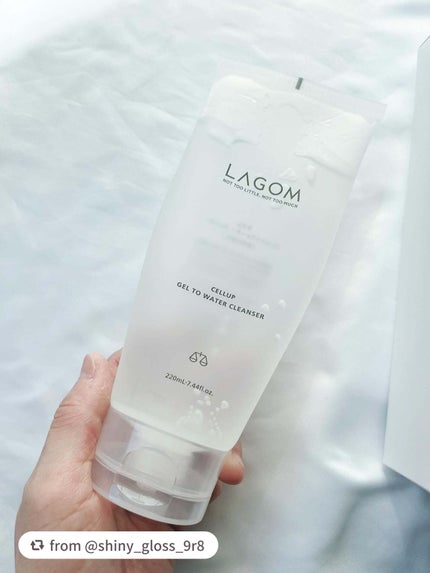 ラゴム ジェルトゥウォーター クレンザー(朝用洗顔)/LAGOM /その他洗顔料を使ったクチコミ(5枚目)