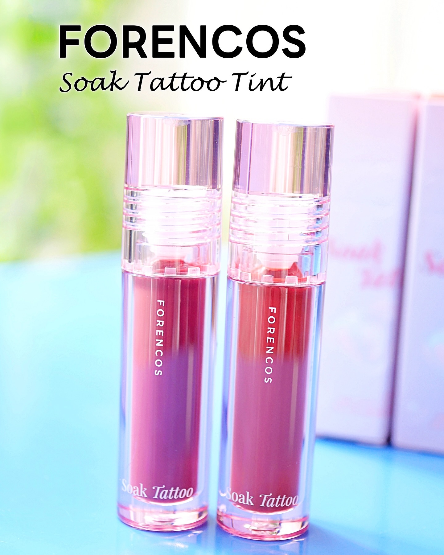 Soak Tattoo Tint/フォレンコス/リップグロスを使ったクチコミ（1枚目）