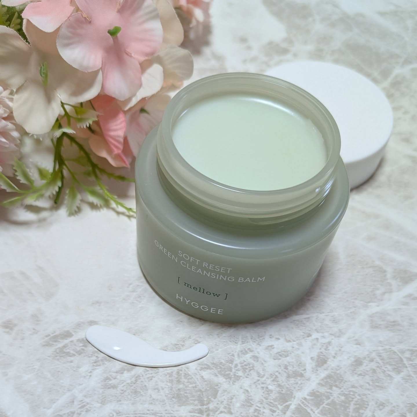 ソフトリセットグリーンクレンジングバーム/HYGGEE/クレンジングバームを使ったクチコミ（3枚目）